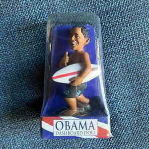🇺🇸 Hawaiian President Barack Obama Dashboard Doll 🏄🏾‍♂️ 🌊